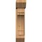 Ekena Millwork Merced Slat Smooth Bracket w/ Offset Brace, Western Red Cedar, 7 1/2"W x 26"D x 34"H BKT0806X26X34MRC06SWR - alternate 4